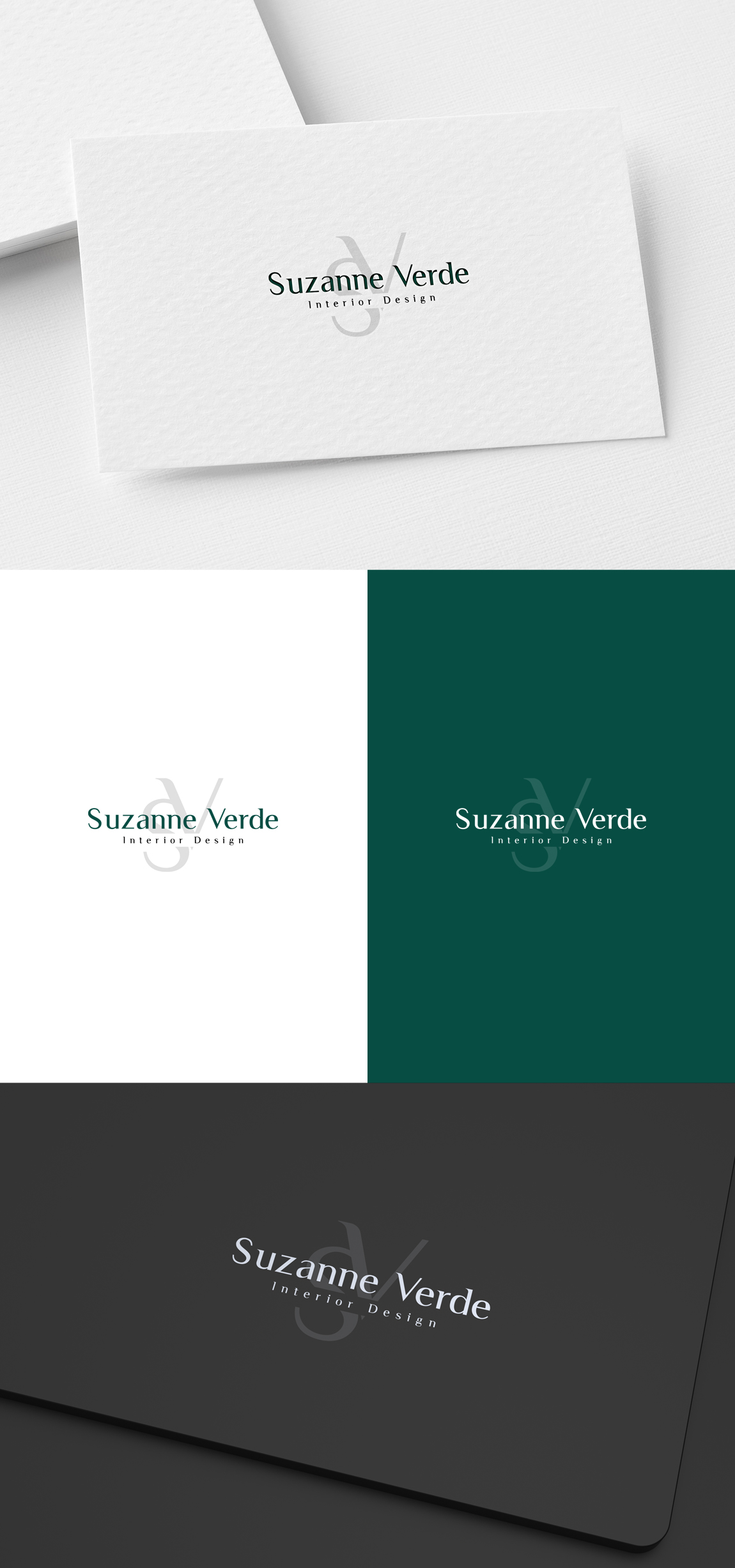 Logo Design by SL Designer for Suzanne Verde Interior Design | Design #27242525