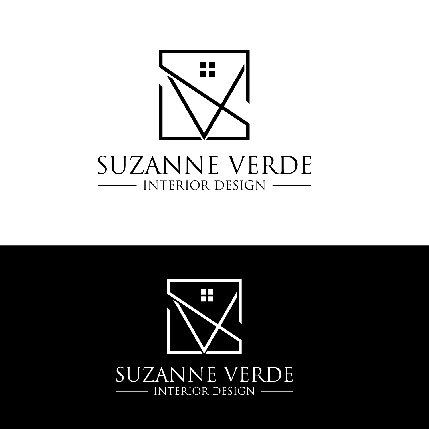 Logo Design by GODDREAMCREATION for Suzanne Verde Interior Design | Design #27239468
