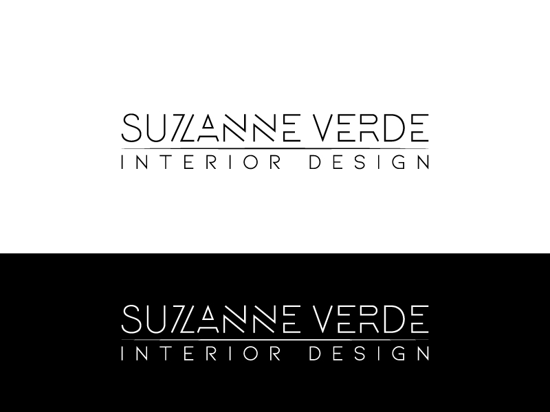 Logo Design by jaxondesign for Suzanne Verde Interior Design | Design #27239467