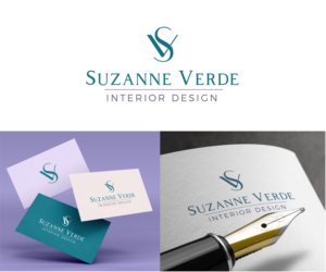 Logo Design by dennisdesigns for Suzanne Verde Interior Design | Design #27244086