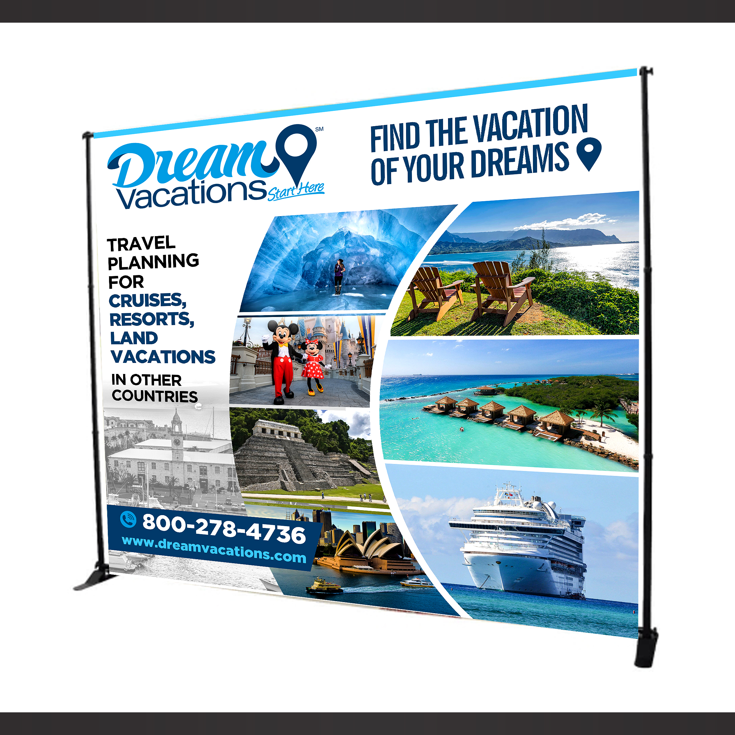Messestand-Design von Designers Hub für Always epic vacations llc | Design: #27241708