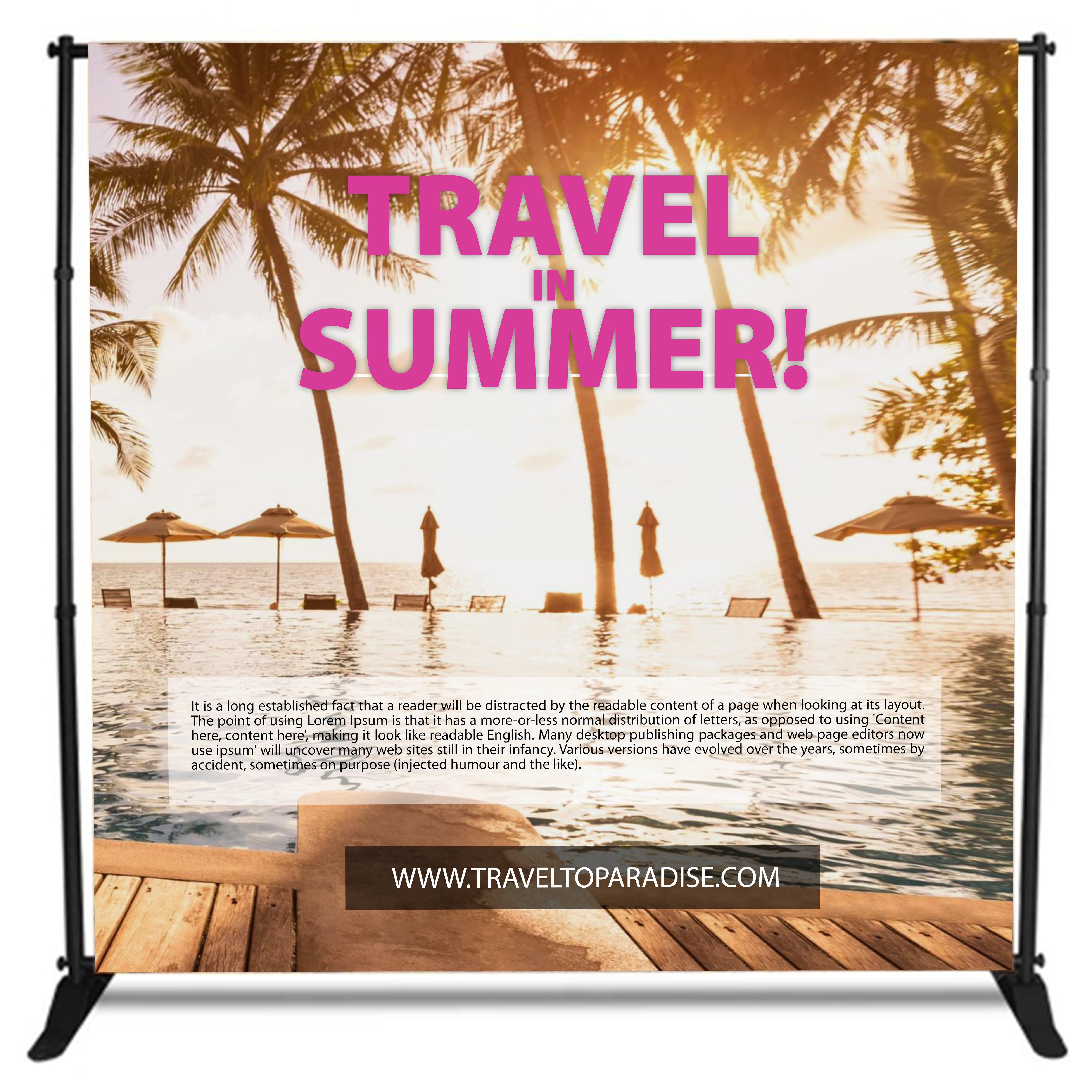 Trade Show Booth Design by Victor_pro for Always epic vacations llc | Design #27241779