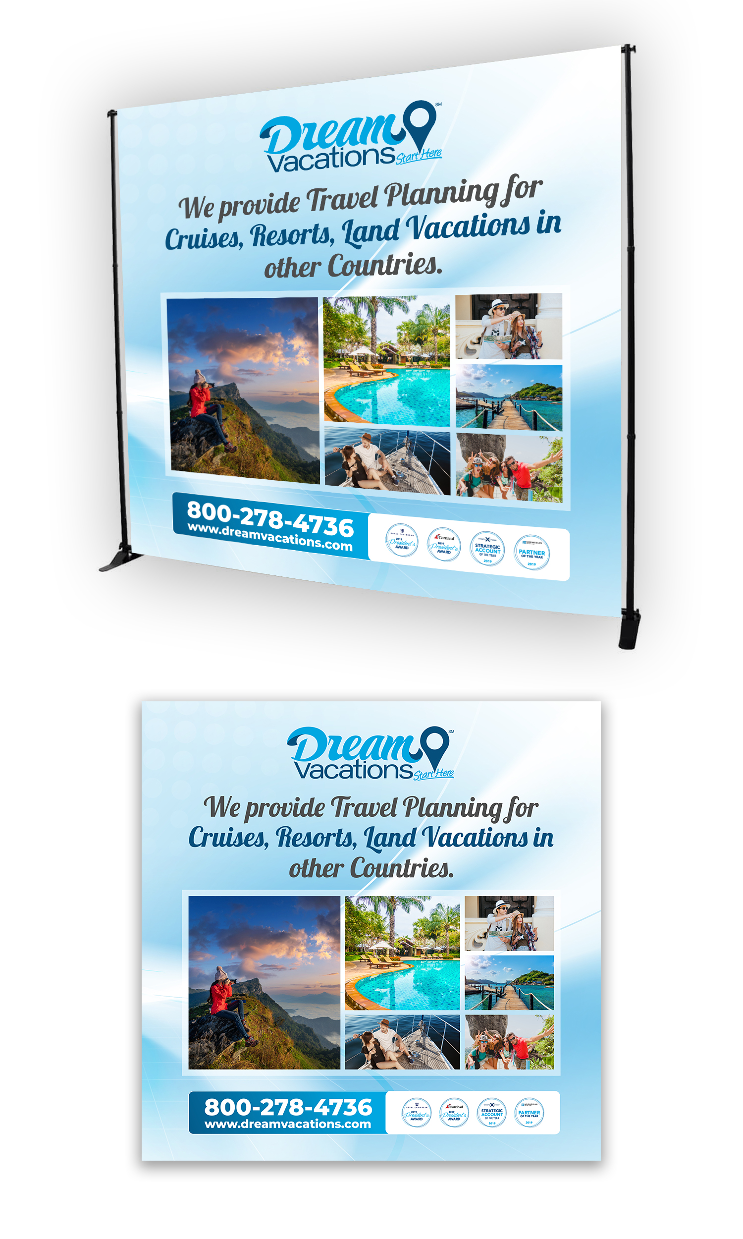 Trade Show Booth Design by OwnDesign for Always epic vacations llc | Design #27240075