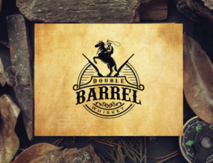 Double Barrel Whiskey | Design de Logo par sol design2