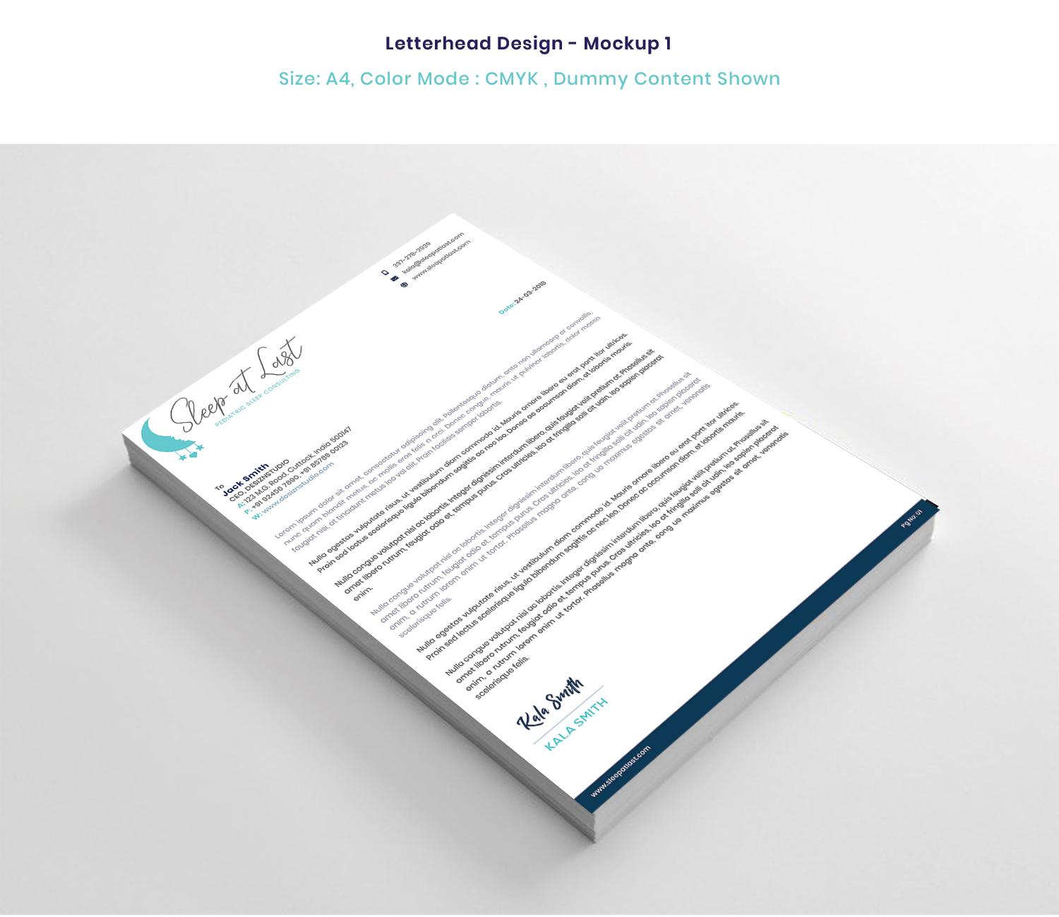 Letterhead Design by Expert Designer for this project | Design #27245257