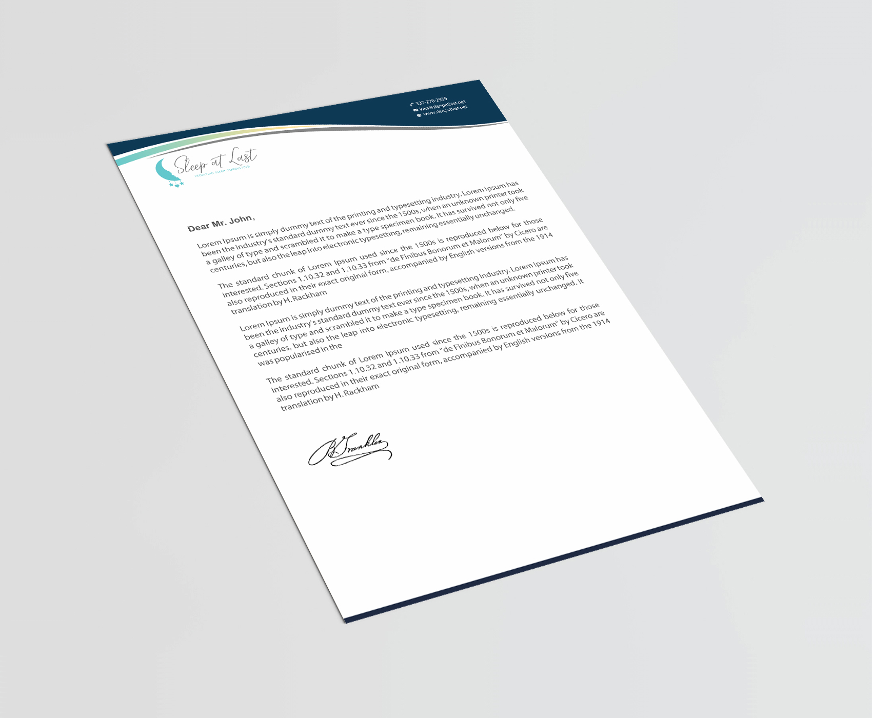 Letterhead Design by Infinitive Technology for this project | Design #27247803