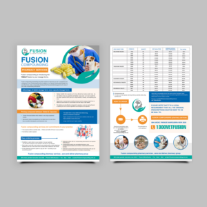 fusion compounding flyer design | Diseño de Flyer por TuktukiShree