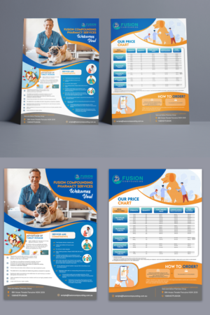 fusion compounding flyer design | Diseño de Flyer por ZeneFashions