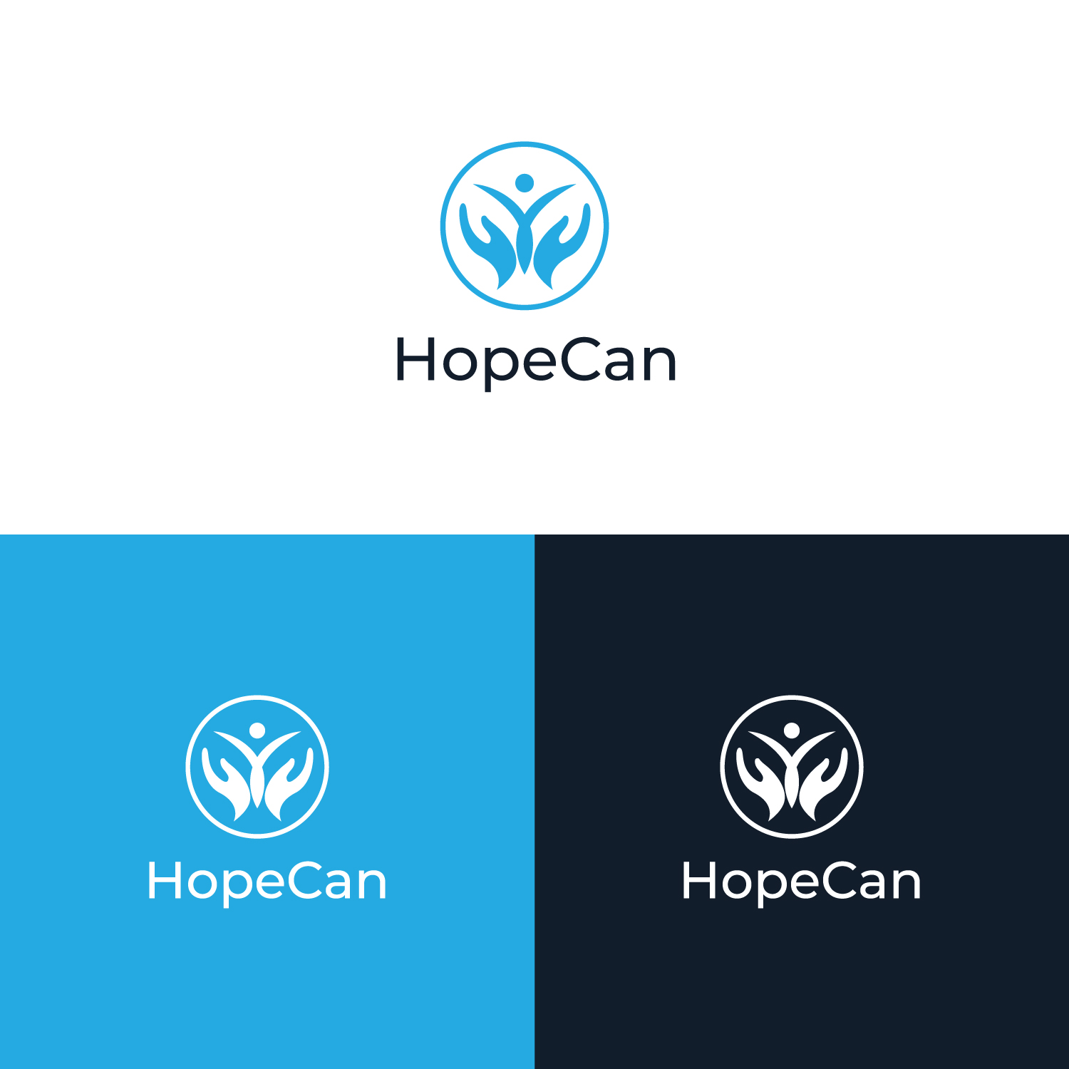 Logo Design by Maxo-Biz for HopeCan, Inc. | Design #27244469