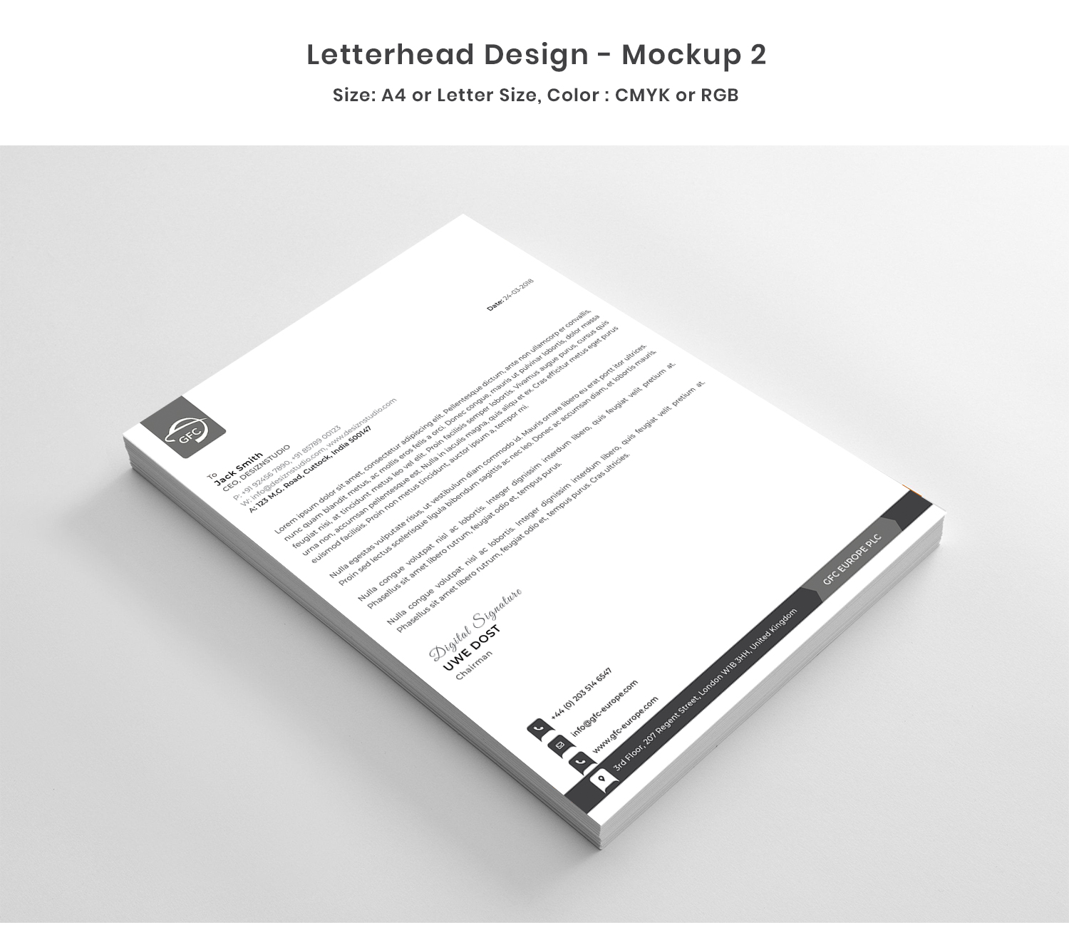 Letterhead Design by Expert Designer for this project | Design #27254243