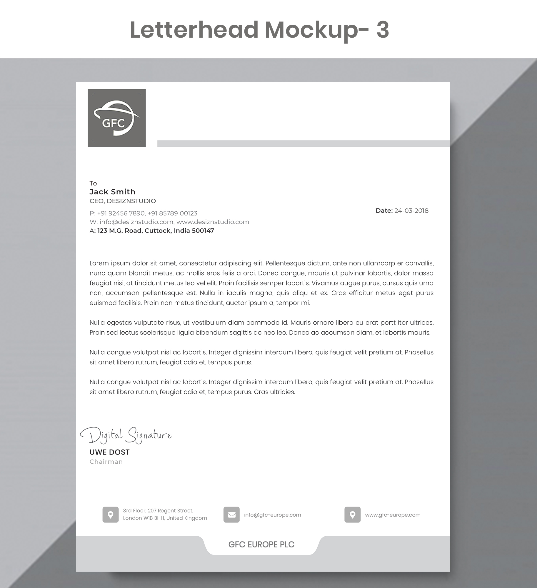 Letterhead Design by Expert Designer for this project | Design #27267149