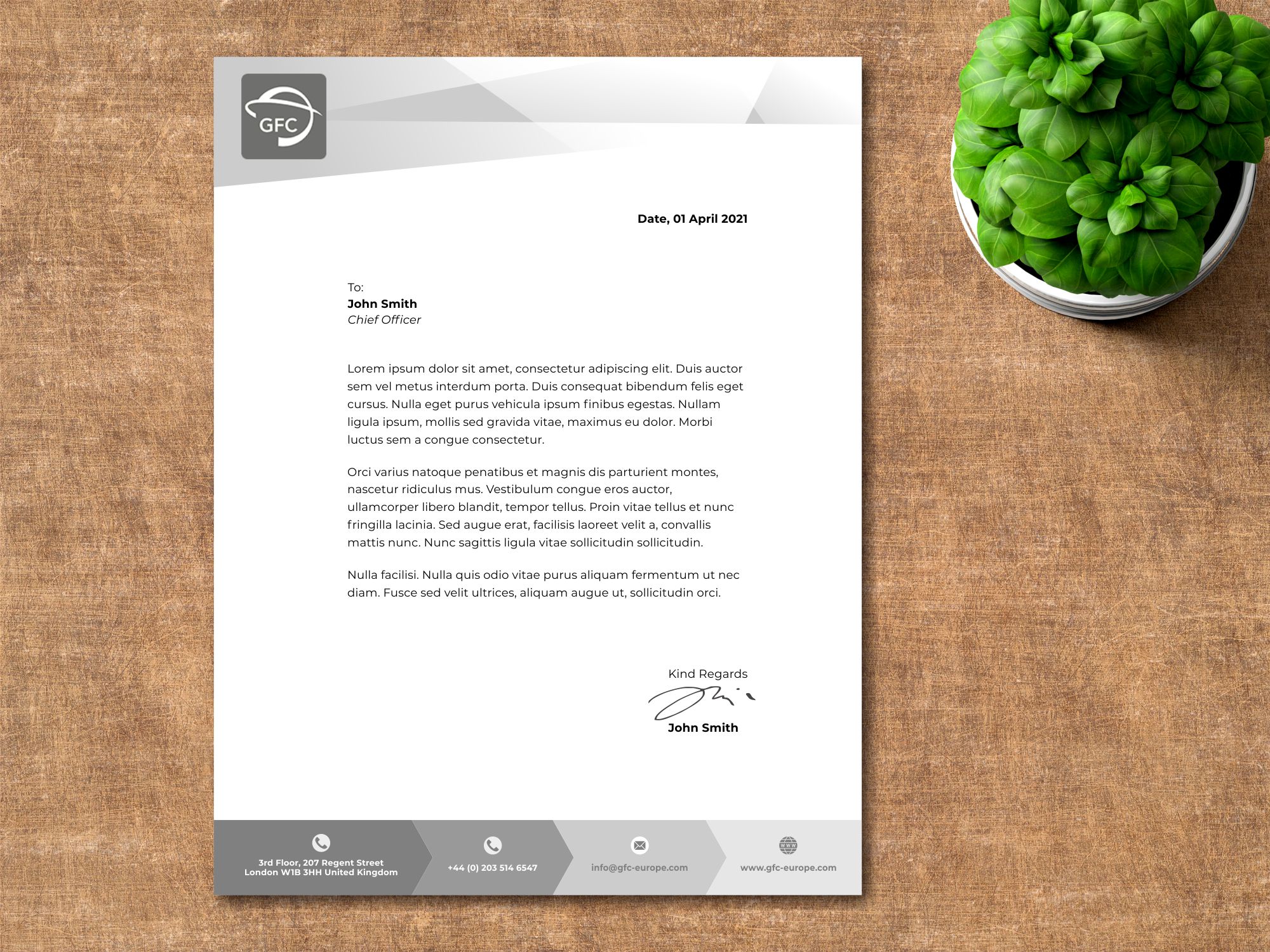 Letterhead Design by nng for this project | Design #27248271