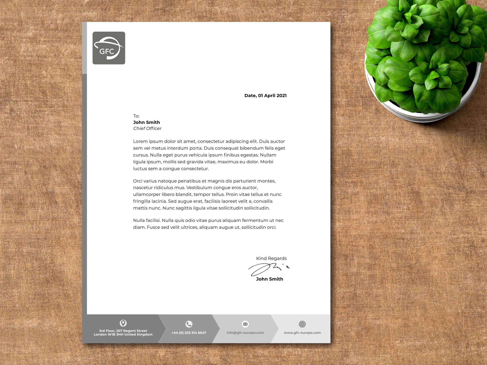Letterhead Design by nng for this project | Design #27254061
