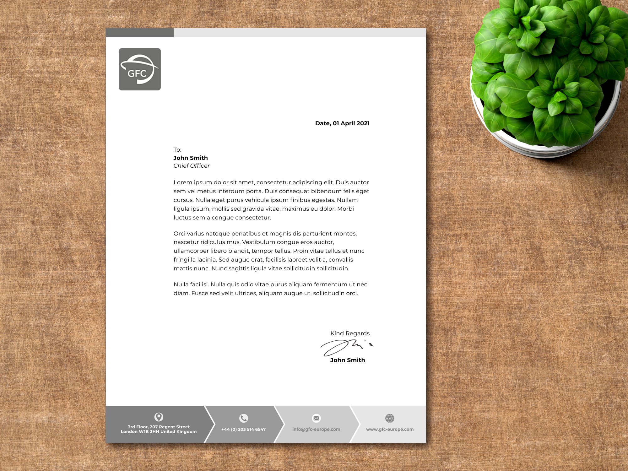 Letterhead Design by nng for this project | Design #27259163