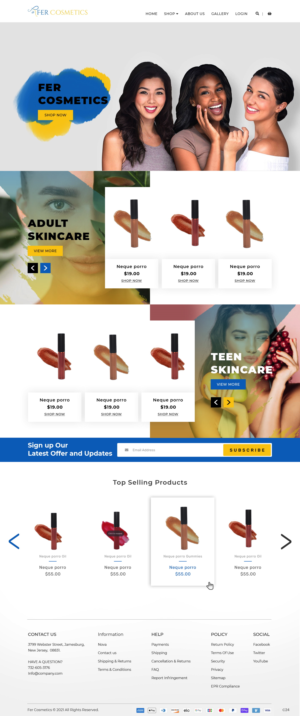 Diseño de Shopify por pb para este proyecto | Diseño: #27246273