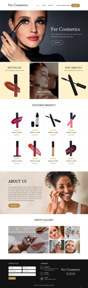 Diseño de Shopify por pb para este proyecto | Diseño: #27246274