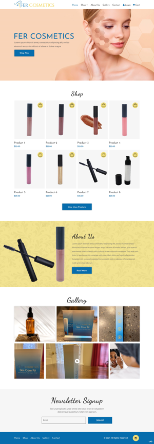 Diseño de Shopify por pb para este proyecto | Diseño: #27246283