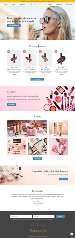 Diseño de Shopify por pb para este proyecto | Diseño: #27246289