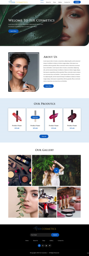 Diseño de Shopify por pb para este proyecto | Diseño: #27246290