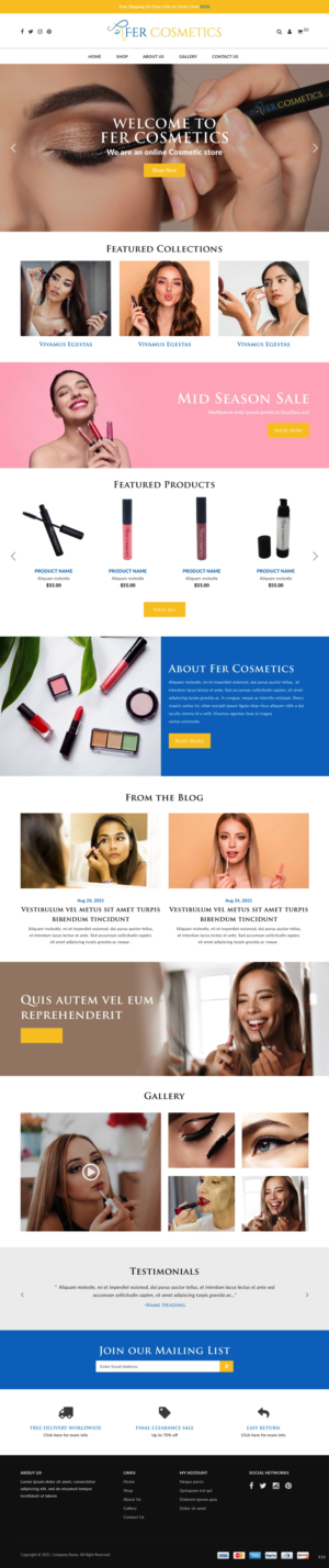 Diseño de Shopify por pb para este proyecto | Diseño: #27246291