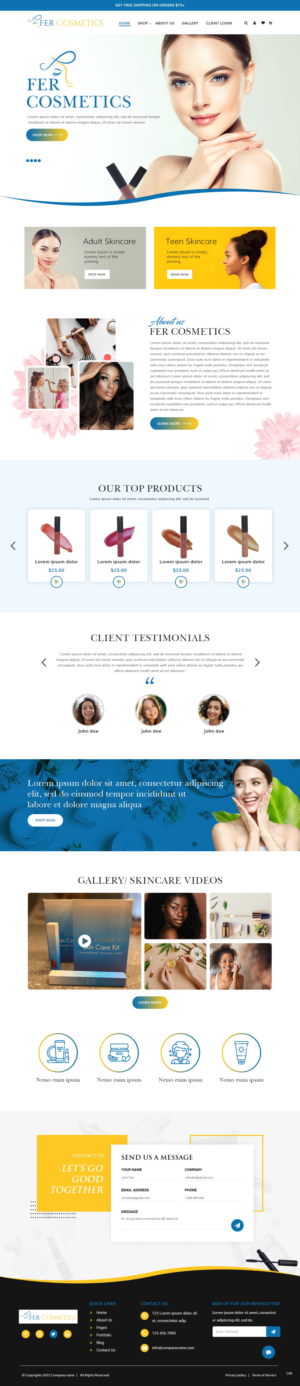 Diseño de Shopify por pb para este proyecto | Diseño: #27263117