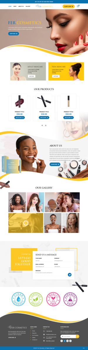 Diseño de Shopify por pb para este proyecto | Diseño: #27281262