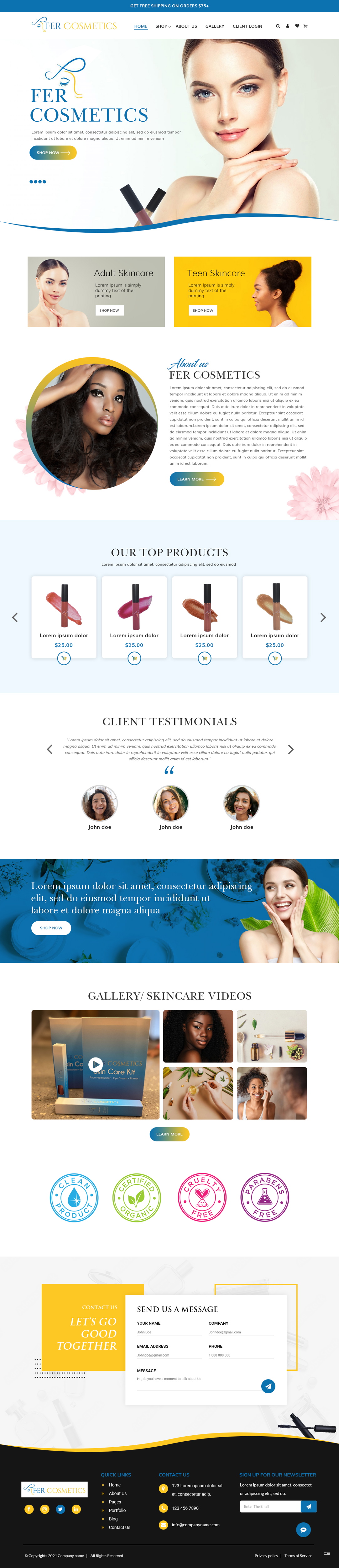 Shopify Design by pb for this project | Design #27281263