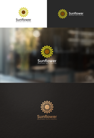 Sunflower Behavioral Health Services | Logo Design by Paperfox Designs
