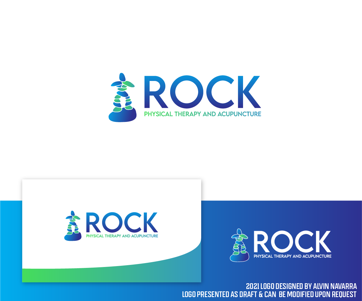 Logo Design by alvinnavarra for Rock Physical Therapy and Acupuncture | Design #27277372