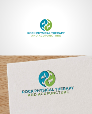 Logo Design by Joenet Jayawarna for Rock Physical Therapy and Acupuncture | Design #27274794