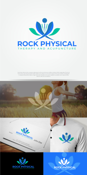 Rock Physical Therapy and Acupuncture | Logo Design by Classy Custom