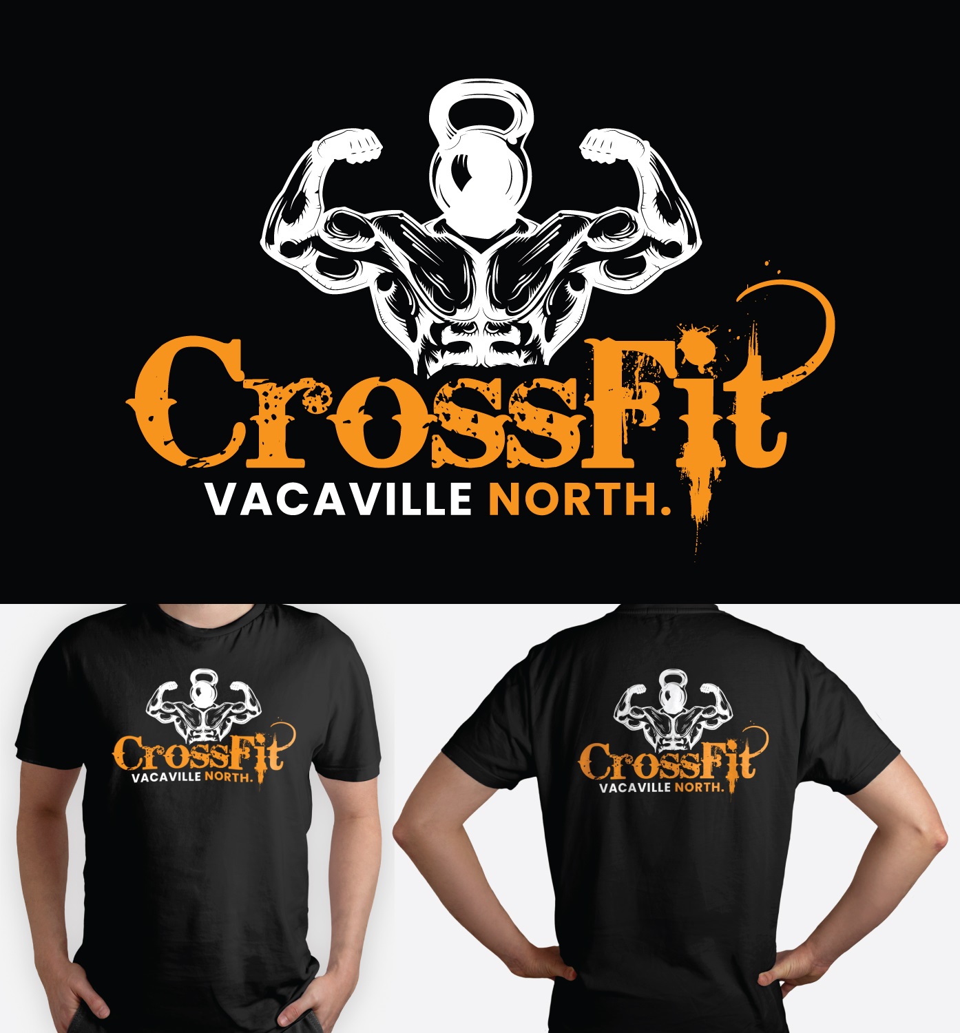 T-shirt Design by HAREESH (Creative Graphic Designer) for CrossFit Vacaville North | Design #27245990