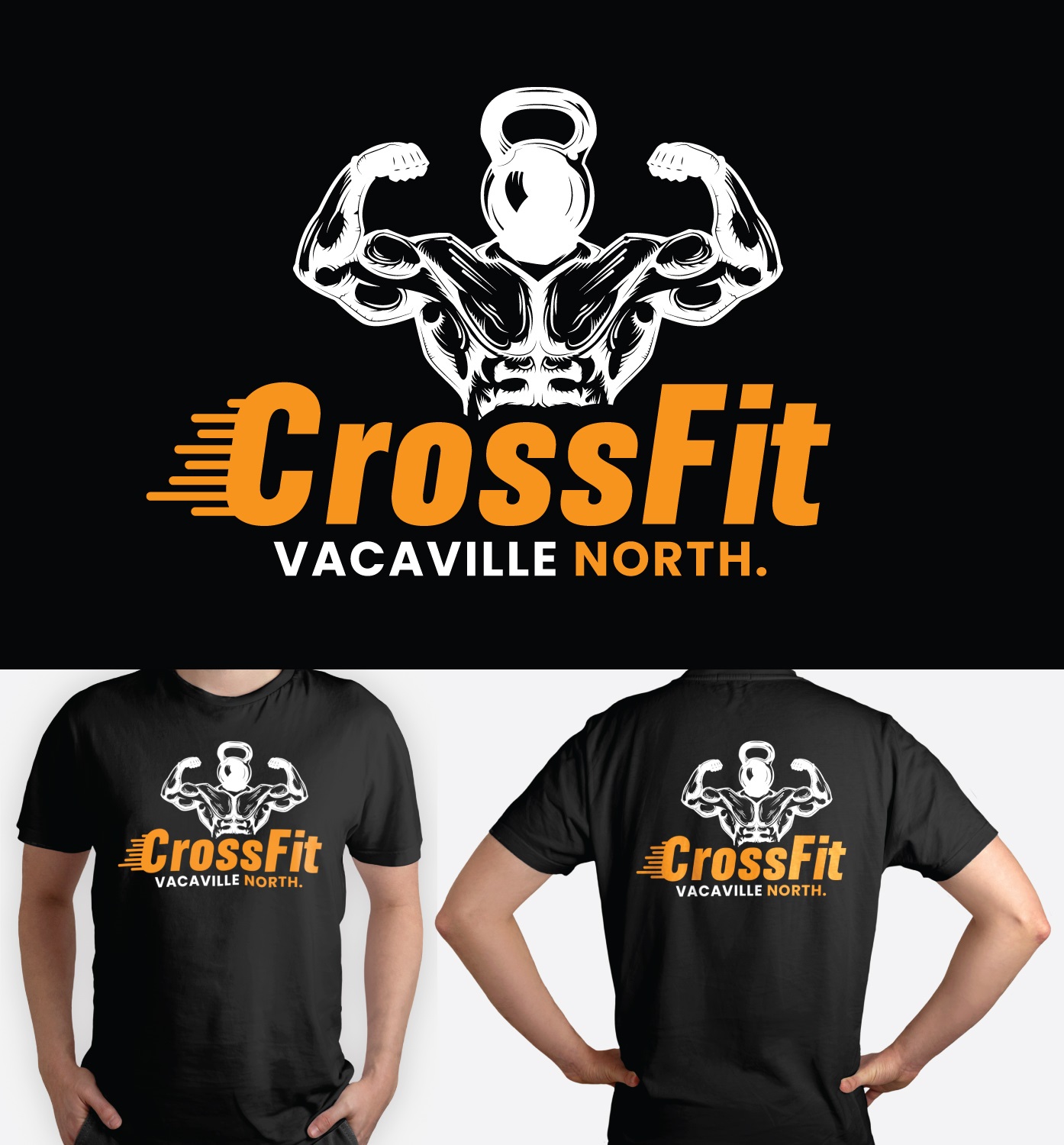 T-shirt Design by HAREESH (Creative Graphic Designer) for CrossFit Vacaville North | Design #27246367