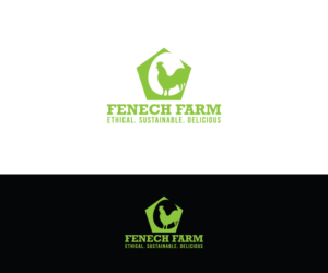 The company name is "Fenech Farm", and if there is a slogan to be attached it should be "Ethical. Sustainable. Delicious" | Logo-Design von rimu