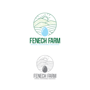 The company name is "Fenech Farm", and if there is a slogan to be attached it should be "Ethical. Sustainable. Delicious" | Design de Logo par Graphic Bricks