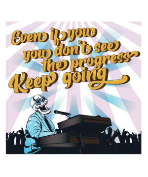 Musician playing piano art for t shirt company | Diseño de Camiseta por StudioD™