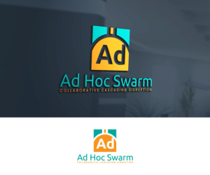 Ad Hoc Swarm - Collaborative  Cascading Disruption | Logo Design by BabAgori