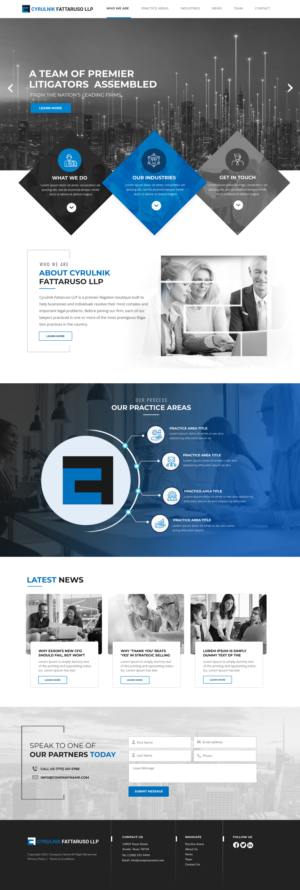 Web Design by Blue Sparrow for this project | Design: #27267965