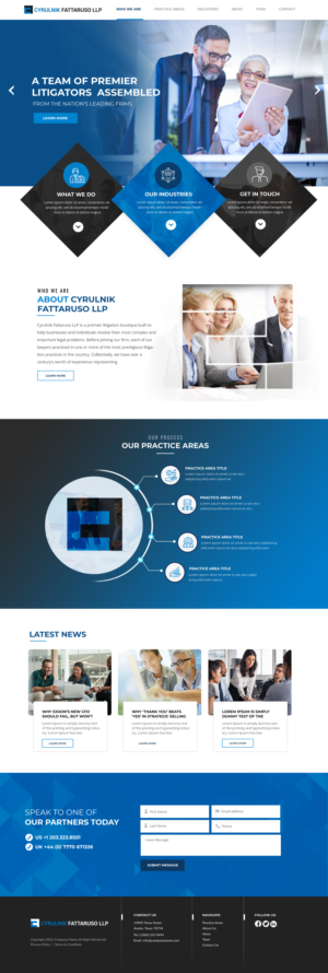 Web Design by Blue Sparrow for this project | Design: #27267966