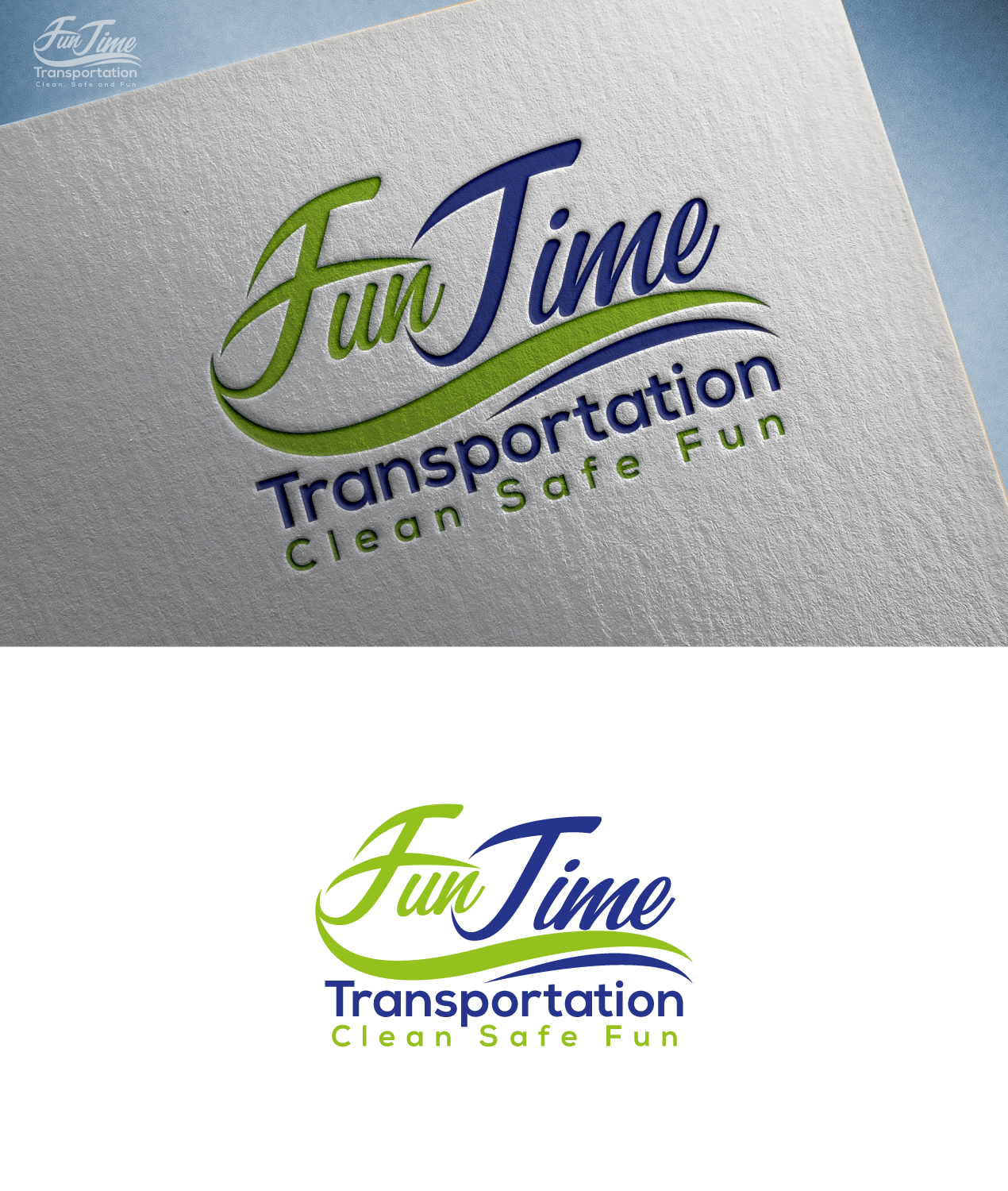 Logo Design by Alpha design for FunTime Transportation, LLC | Design #27252846