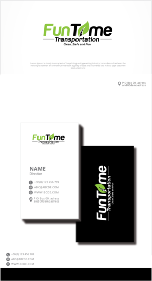 Logo Design by graphicevolution for FunTime Transportation, LLC | Design: #27249510