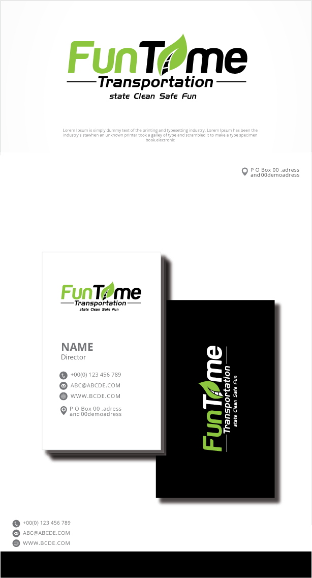 Logo Design by graphicevolution for FunTime Transportation, LLC | Design #27258166