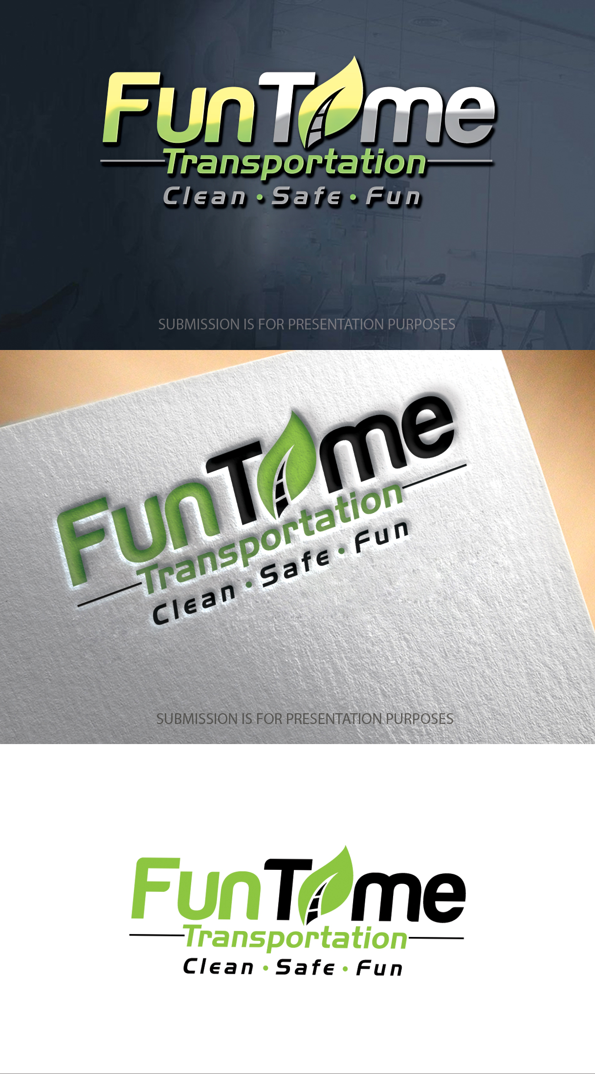 Logo Design by graphicevolution for FunTime Transportation, LLC | Design: #27260792
