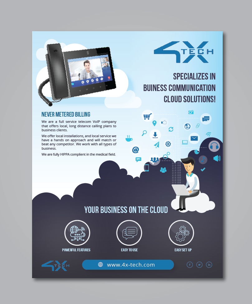Design de Flyer par alex989 pour 4x-Tech | Design #27257101