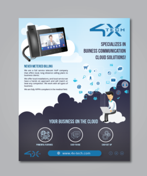 Flyer Design by alex989 for 4x-Tech | Design: #27257101