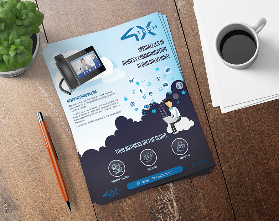 Flyer Design by alex989 for 4x-Tech | Design #27257155