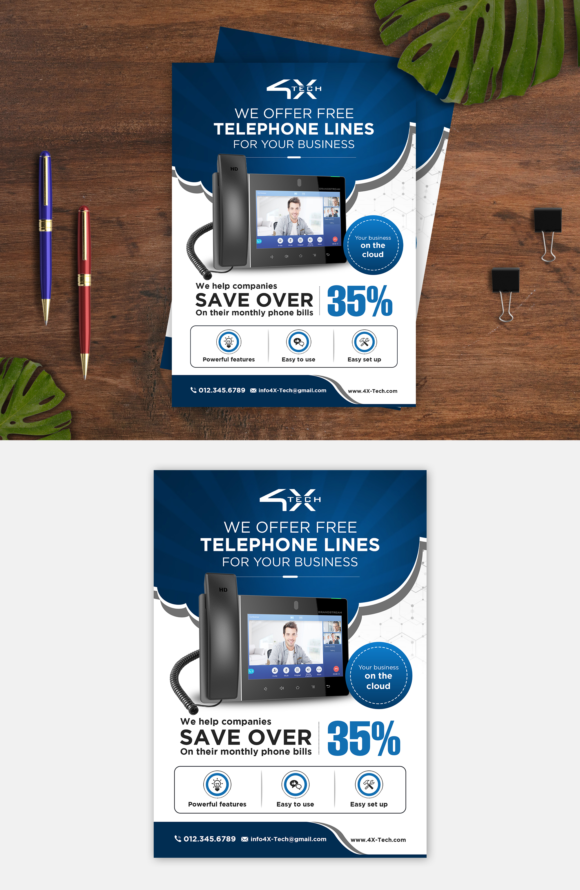 Design de Flyer par debdesign pour 4x-Tech | Design #27273087