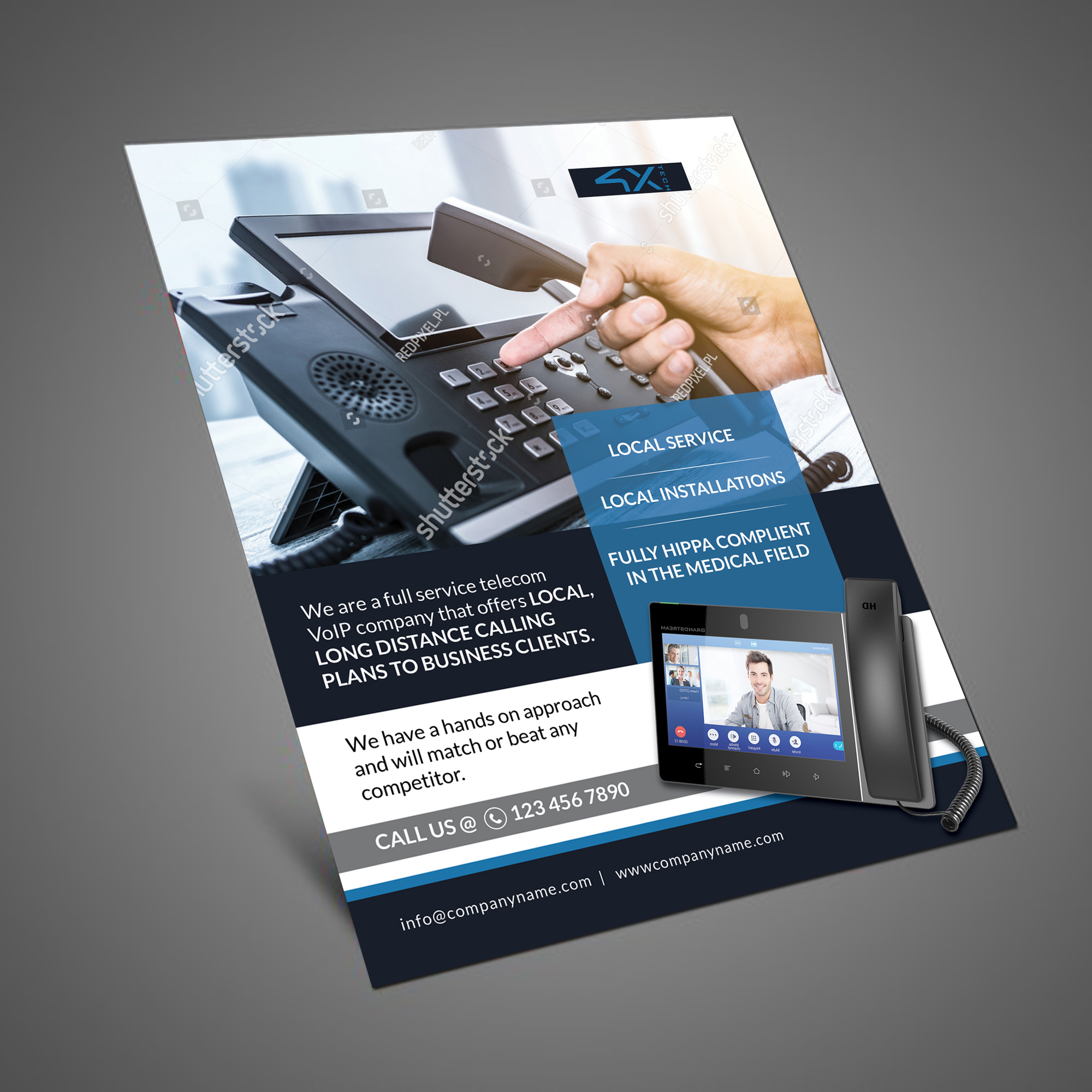 Flyer Design by aspiremedia for 4x-Tech | Design #27258256