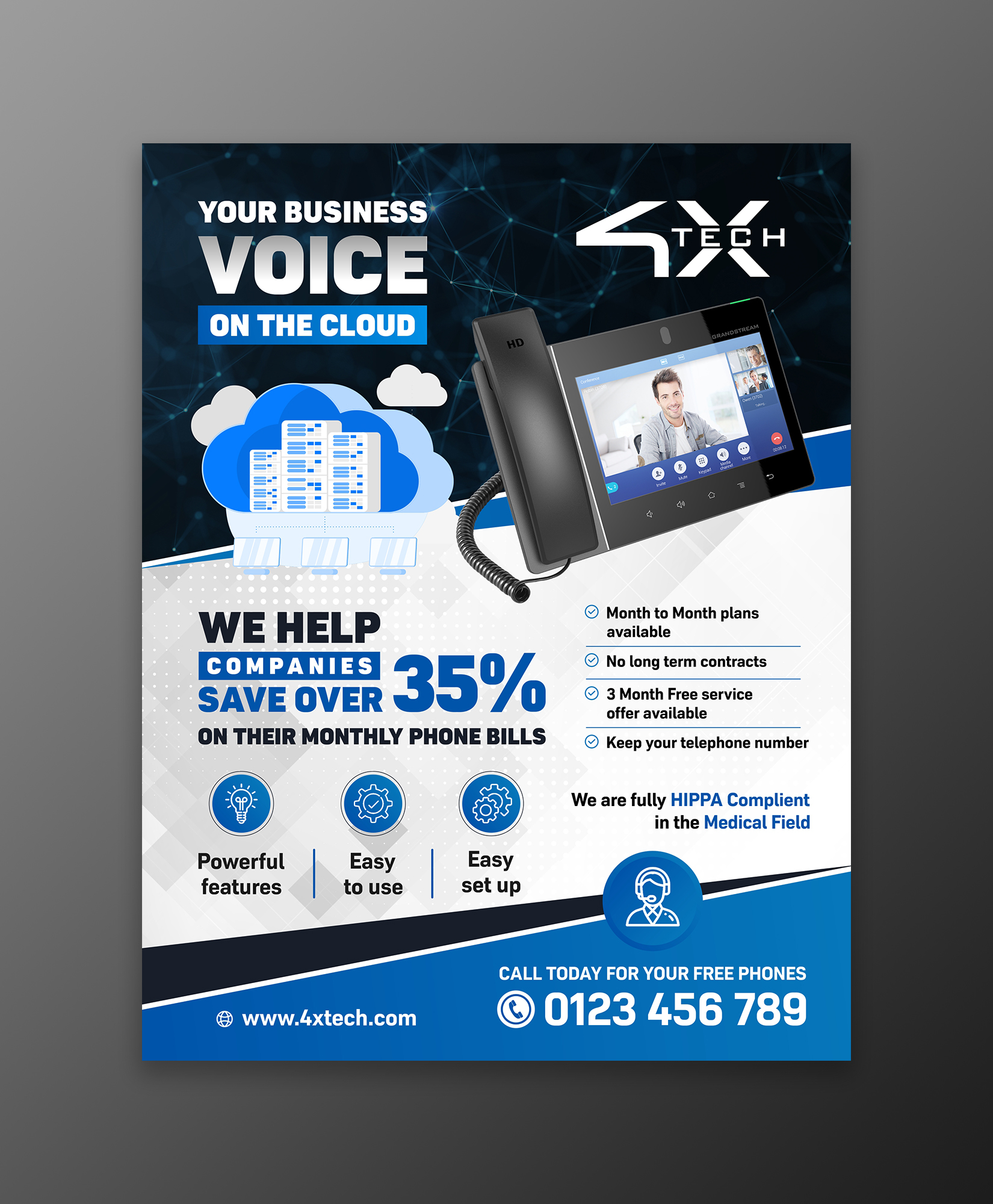 Design de Flyer par ecorokerz pour 4x-Tech | Design #27265097