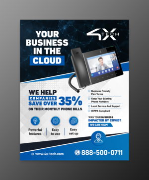 Flyer Design by ecorokerz for 4x-Tech | Design: #27325510